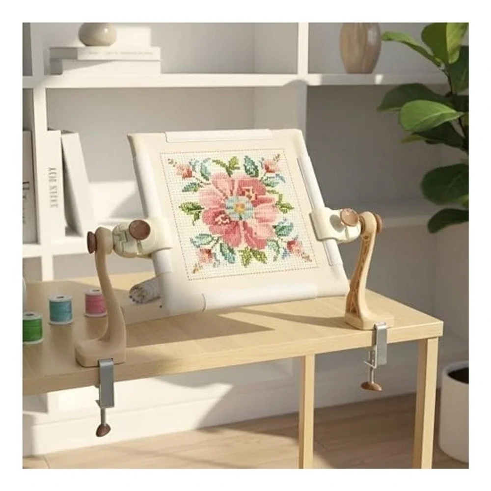 Monipair Embroidery Frame Stand Desktop Clamp Adjustable Cross Stitch Holder‎